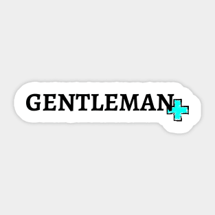 Gentleman Sticker